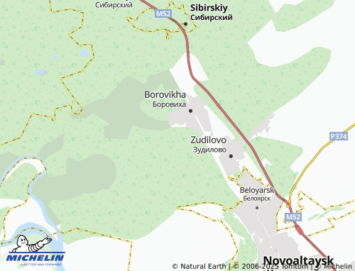 MICHELIN Stroitel' SNT map - ViaMichelin