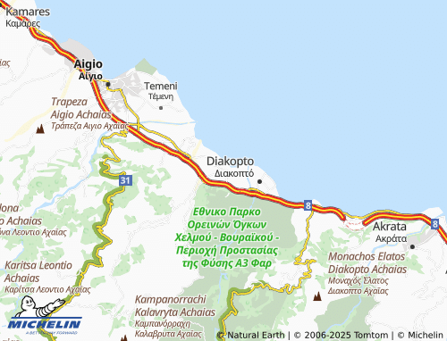 Carte MICHELIN Elaionas - ViaMichelin