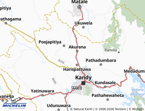 Mappa MICHELIN Mullegama South - ViaMichelin