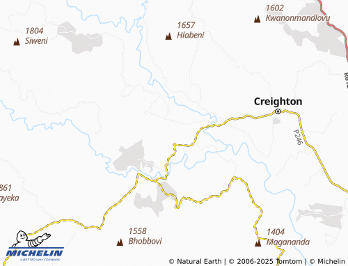 MICHELIN KwaShusha map - ViaMichelin