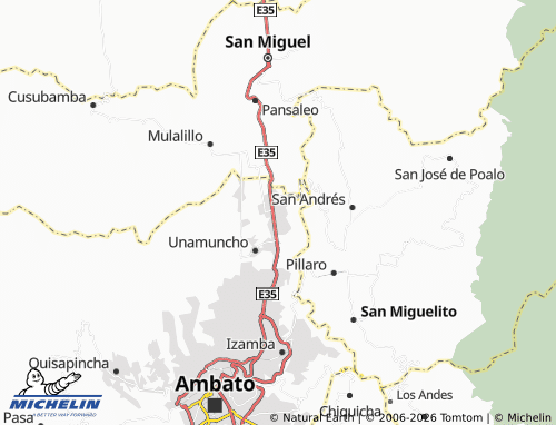 Mappa MICHELIN Cunchibamba - ViaMichelin