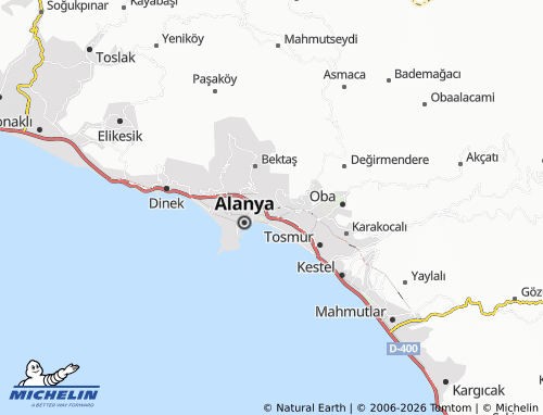 MICHELIN Fığla map - ViaMichelin