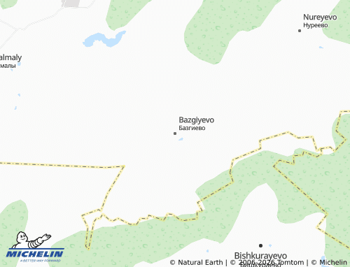 MICHELIN-Landkarte Bazgiyevo - ViaMichelin