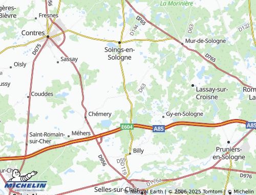 Carte MICHELIN Rougeou - ViaMichelin