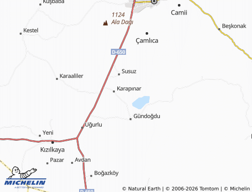 Mappa MICHELIN Avdancık - ViaMichelin