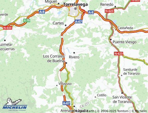 MICHELIN-Landkarte Jaén - ViaMichelin