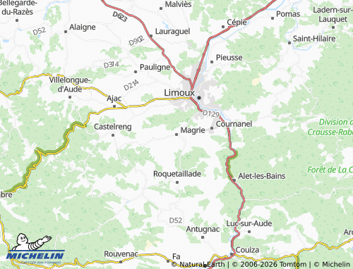 Mappa MICHELIN Magrie - ViaMichelin