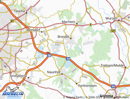 Carte MICHELIN Waldsteinberg - ViaMichelin