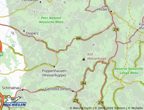MICHELIN Sieblos map - ViaMichelin