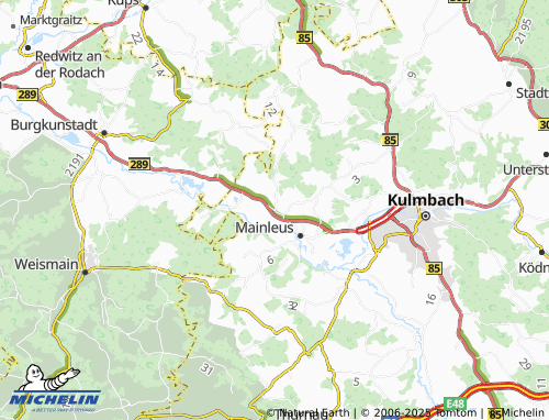Mapa MICHELIN Schwarzach bei Kulmbach - ViaMichelin