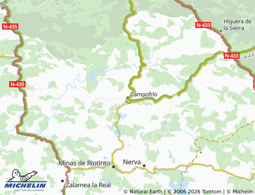 MICHELIN-Landkarte Campofrío - ViaMichelin