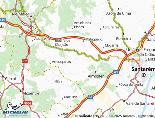 Mapa MICHELIN Marmeleira - ViaMichelin