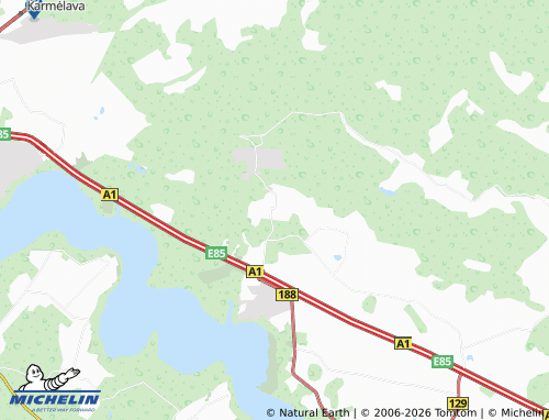 Mappa MICHELIN Pravieniškės I - ViaMichelin