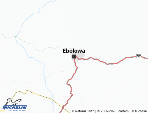 Kaart MICHELIN Ebolowa - ViaMichelin