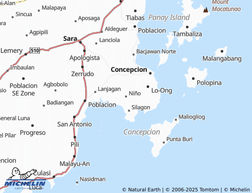MICHELIN Niño map - ViaMichelin