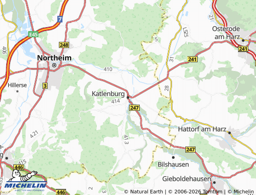 MICHELIN Katlenburg-Lindau map - ViaMichelin