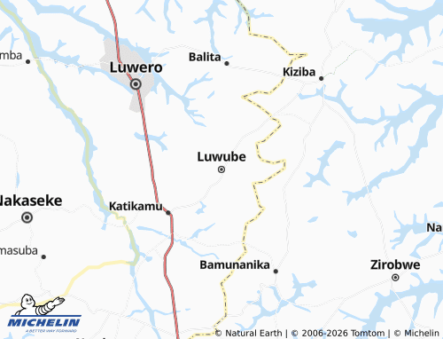 MICHELIN-Landkarte Luwube - ViaMichelin