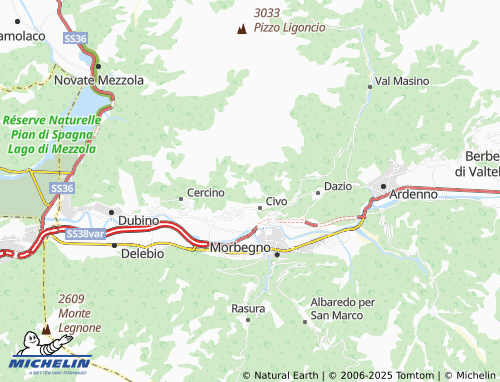 MICHELIN Poira map - ViaMichelin