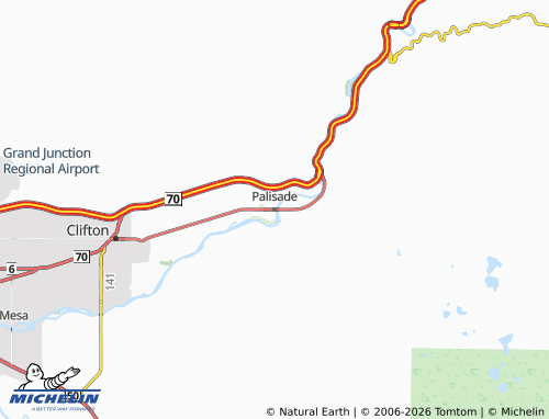Mappa MICHELIN Palisade - ViaMichelin