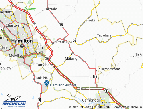 Mapa MICHELIN Matangi - ViaMichelin
