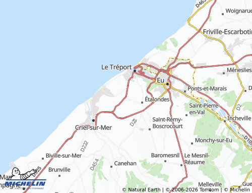 Mapa MICHELIN Flocques - ViaMichelin
