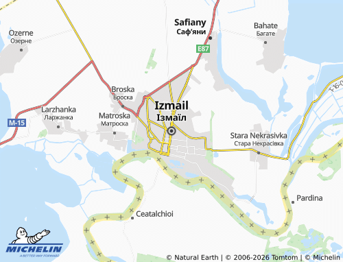 Mapa MICHELIN Izmail - ViaMichelin
