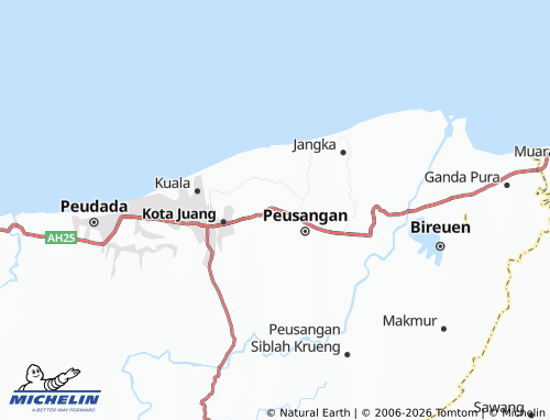 Mappa MICHELIN Cot Bada Tunong - ViaMichelin