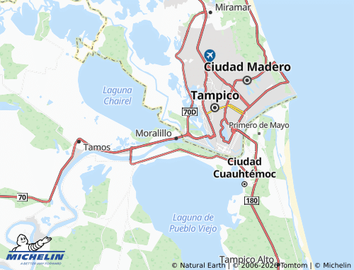 Mapa MICHELIN Laguna de la Costa - ViaMichelin