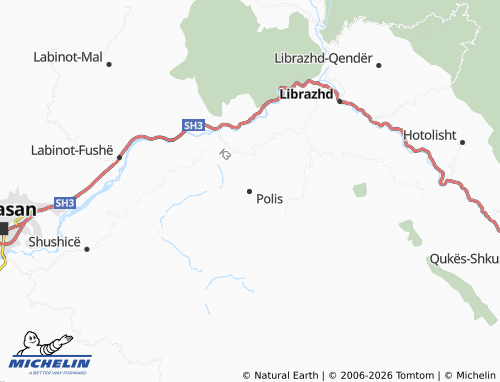 MICHELIN-Landkarte Polis - ViaMichelin