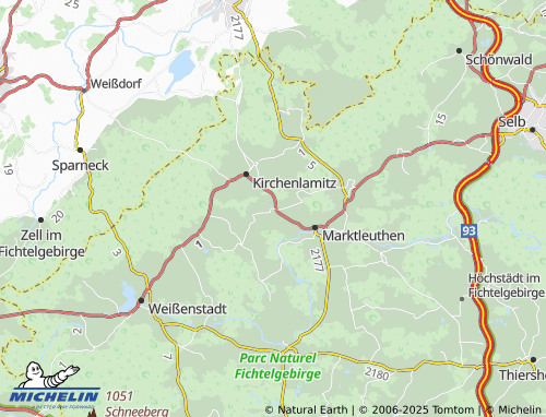 MICHELIN-Landkarte Raumetengrün - ViaMichelin