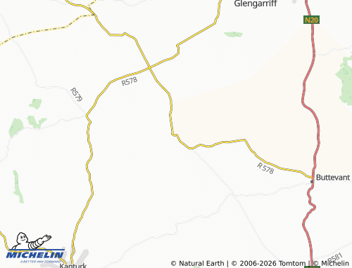 Mapa MICHELIN Liscarroll - ViaMichelin