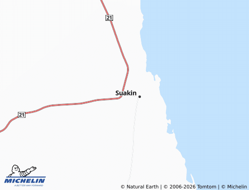 MICHELIN Sawaken map - ViaMichelin