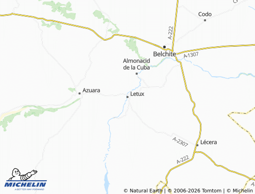 MICHELIN Letux map - ViaMichelin