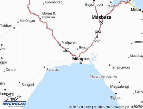MICHELIN Tawad map - ViaMichelin