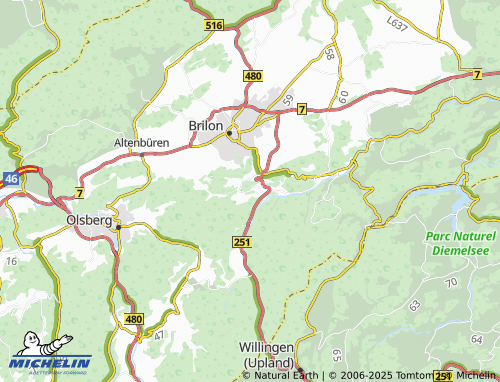 MICHELIN Gudenhagen map - ViaMichelin