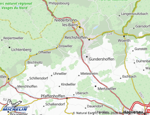 Mapa MICHELIN Gumbrechtshoffen - ViaMichelin