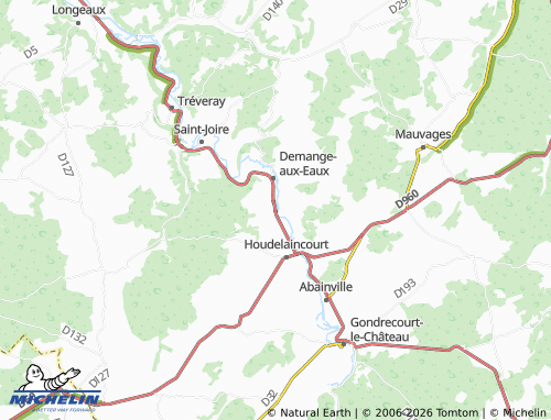 MICHELIN Baudignécourt map - ViaMichelin