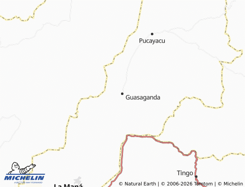 MICHELIN Guasaganda map - ViaMichelin