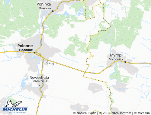 Carte MICHELIN Blydni - ViaMichelin