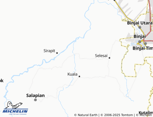 MICHELIN Tanjung Keriahan map - ViaMichelin