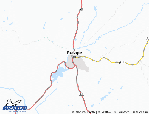 MICHELIN Rusape map - ViaMichelin