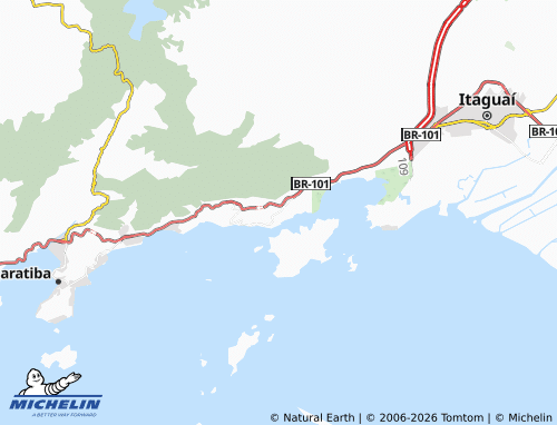 Mapa MICHELIN Itacurussá - ViaMichelin