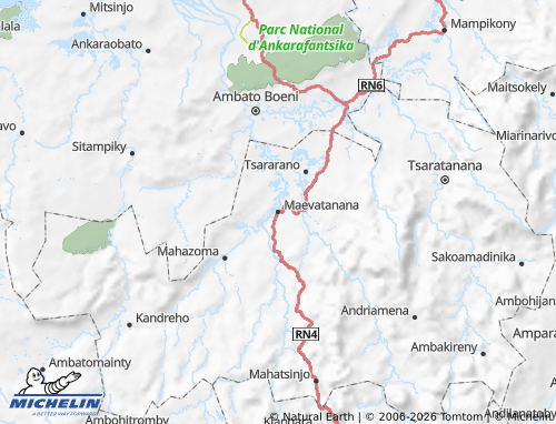 Mapa MICHELIN Betsiboka - ViaMichelin