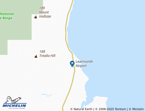 MICHELIN Learmonth map - ViaMichelin
