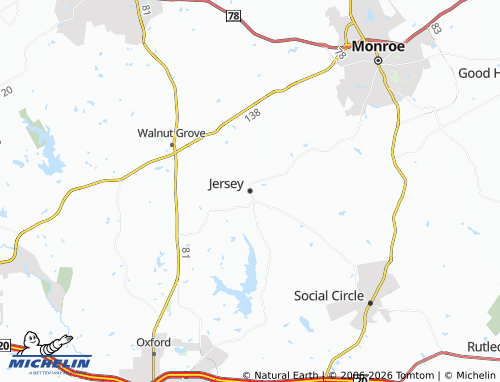Mapa MICHELIN Jersey - ViaMichelin