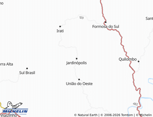 Mappa MICHELIN Jardinópolis - ViaMichelin
