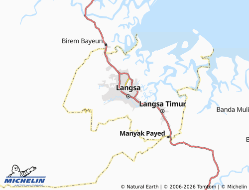 MICHELIN Gampong Jawa map - ViaMichelin