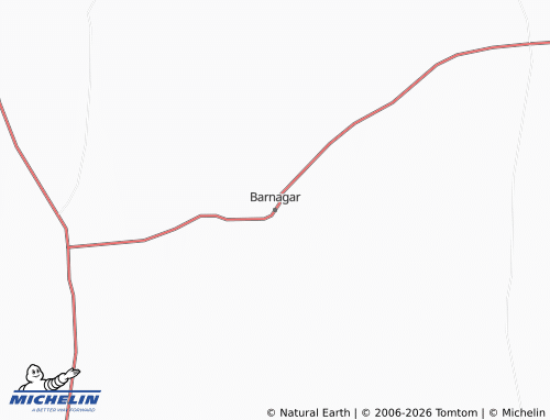 MICHELIN Barnagar map - ViaMichelin