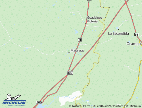 Mapa MICHELIN Las Lomas - ViaMichelin
