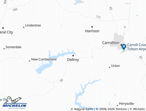 Mapa MICHELIN Dellroy - ViaMichelin